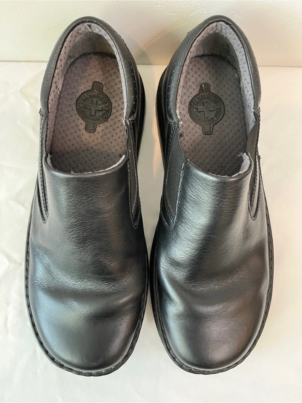 Dr. Martens Orson Leather Slip-On Loafers Black Mens Size 11 AW004